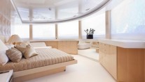 Luxurious cabins aboard superyacht La Pellegrina